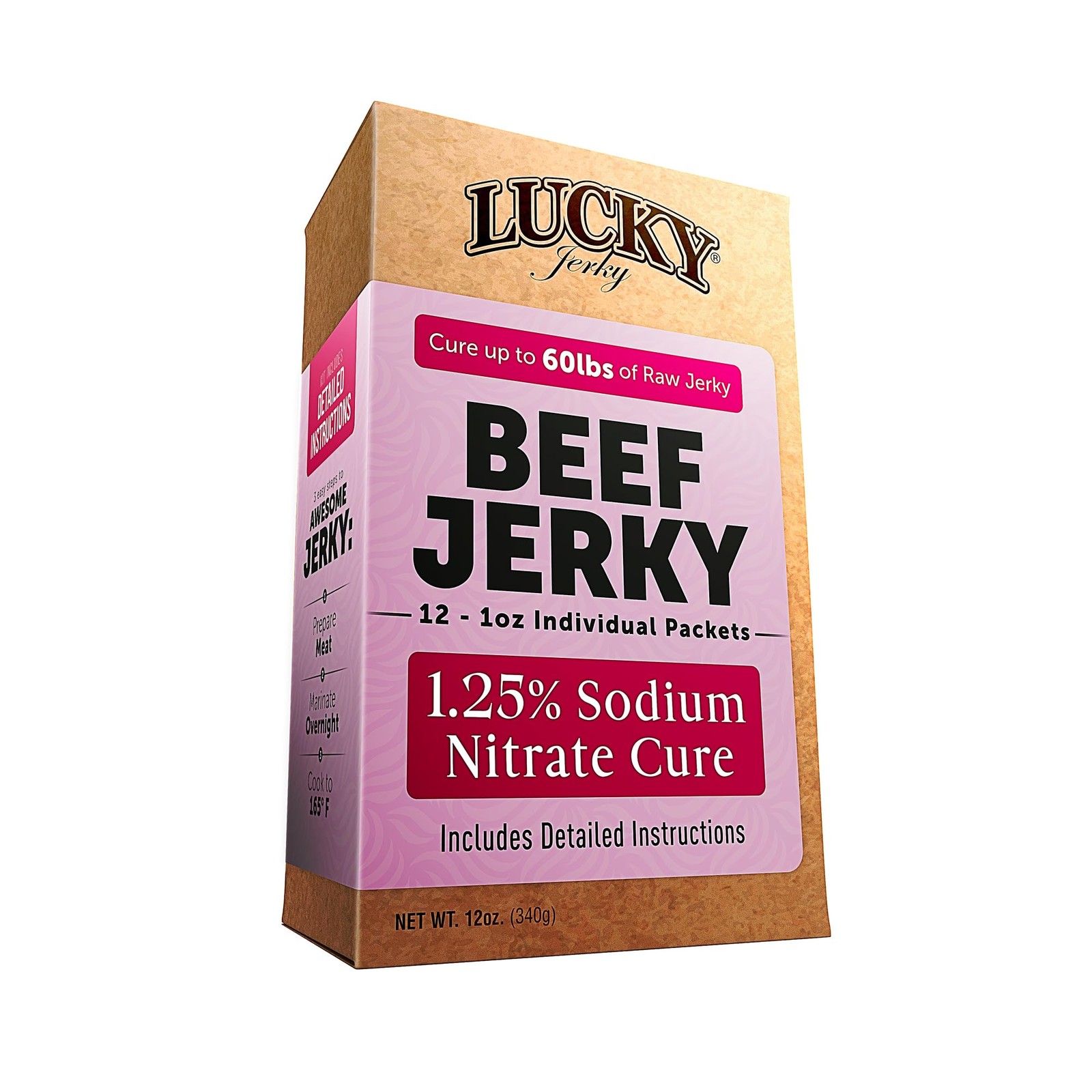 Lucky Jerky Seasoning Cure Kit – Cures 60lbs of Meat