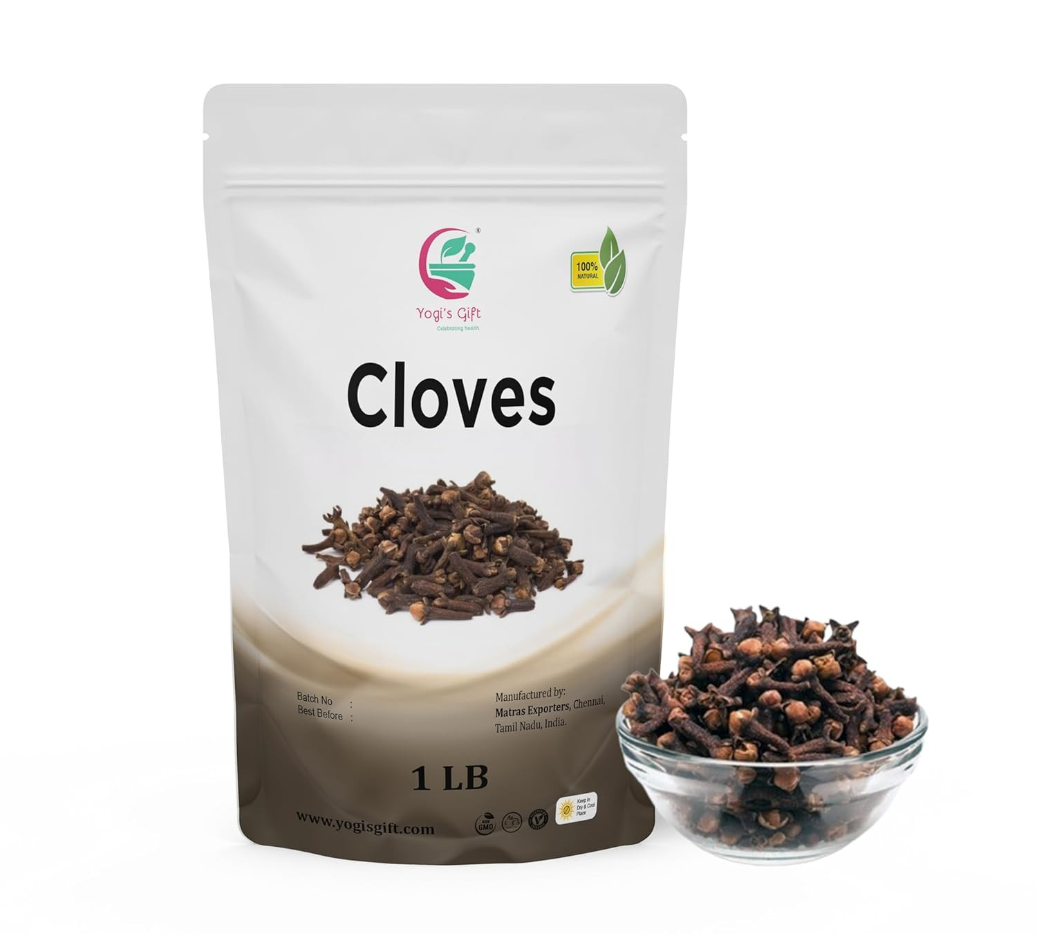 Yogi’S Gift Cloves Whole 1 Lb Bulk, Hand Picked Premium Quality Clove, Perfect f