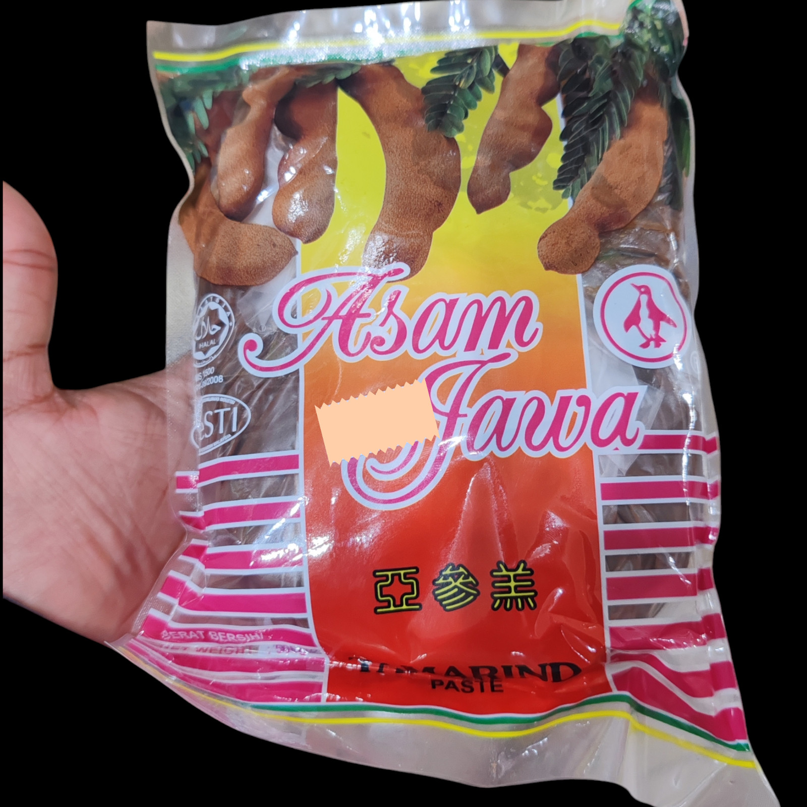 Tamarind Paste, Sour Taste seasoning soup n vegetables, 1 Set 2 packs
