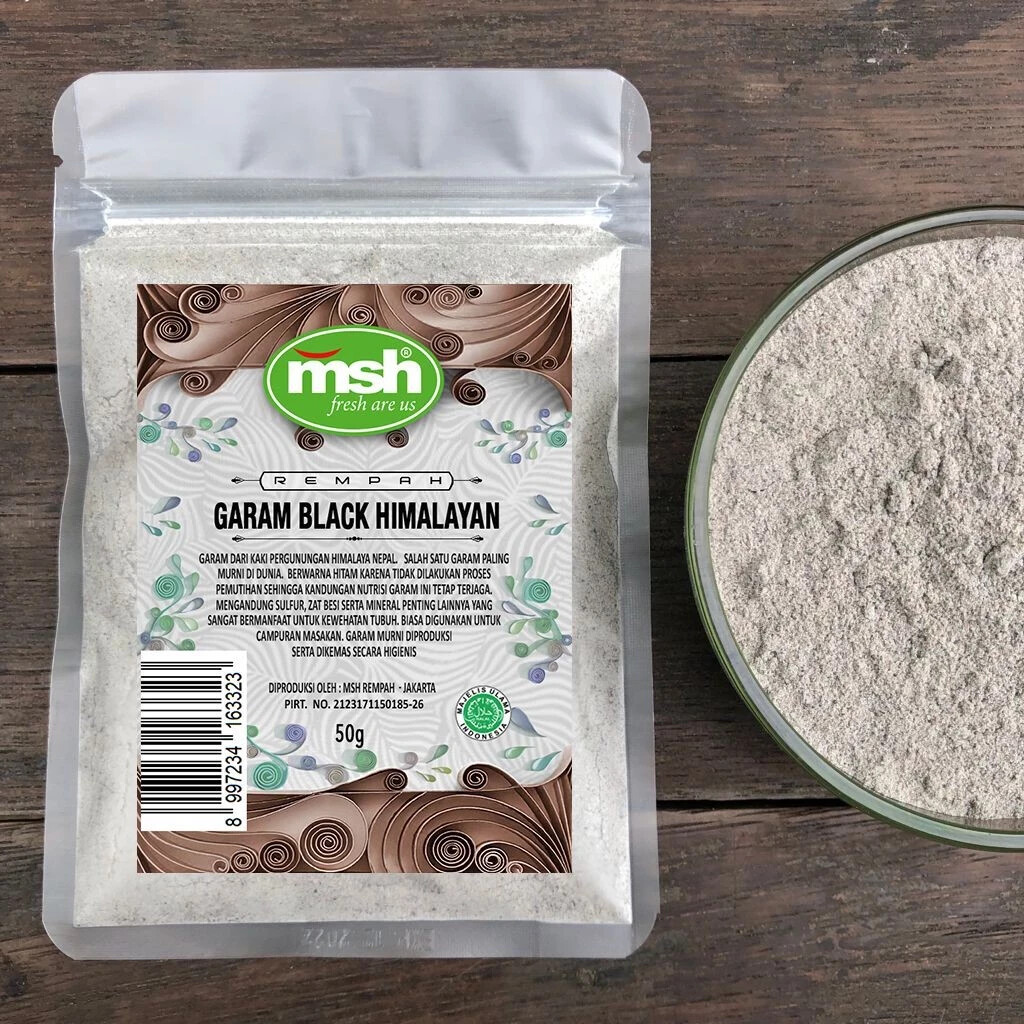 Black Himalayan Salt Natural Organic Herbs Spices Fresh Pure Hygienic Premium