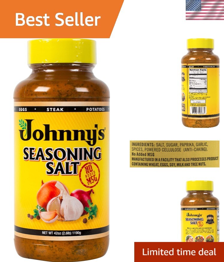 All-Natural Seasoning Salt – Gluten-Free, 42 Oz – Healthy Flavor Boost