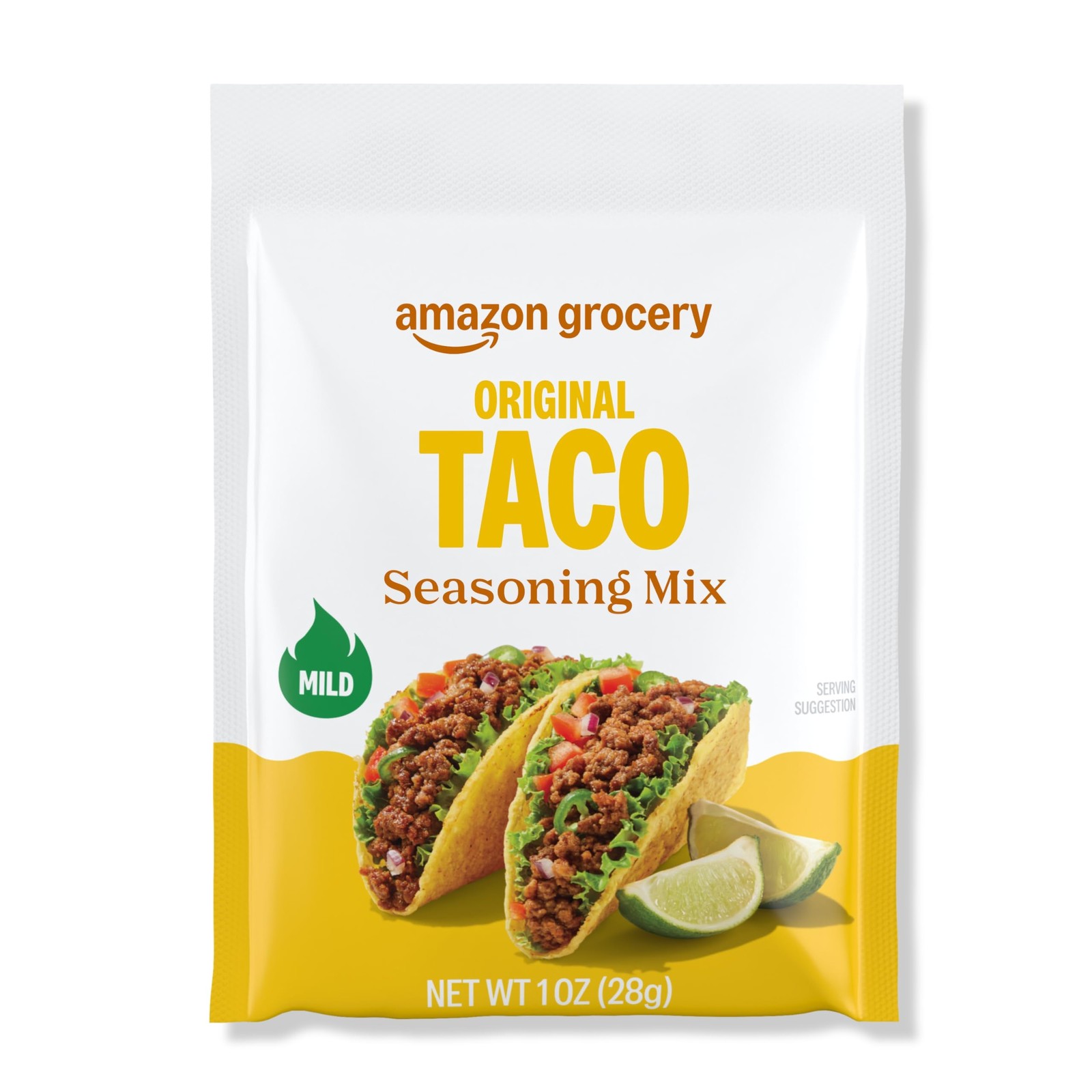Amazon Grocery, Taco Seasoning Mix, Mild Heat, 1 Oz 1 Ounce (Pack of 1)