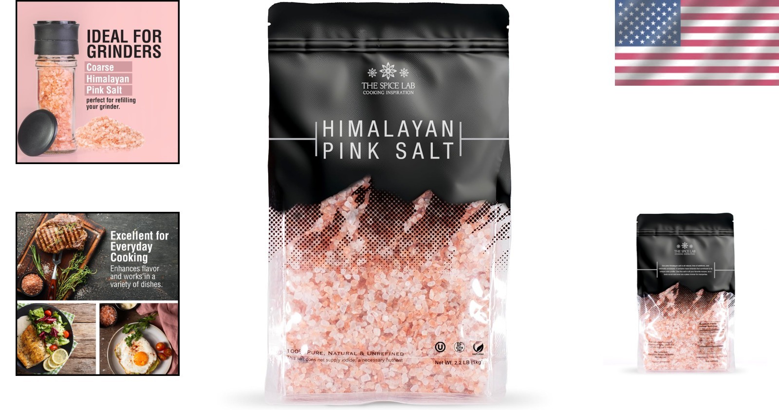 2.2 lb Coarse Himalayan Pink Salt – Nutrient-Dense All-Purpose Salt for Cooking
