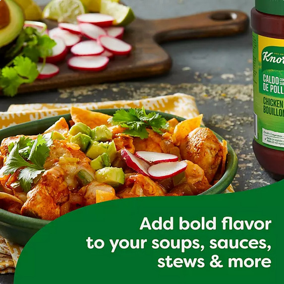 Knorr Granulated Chicken Bouillon 40.5oz Large Jar – Flavor Enhancer