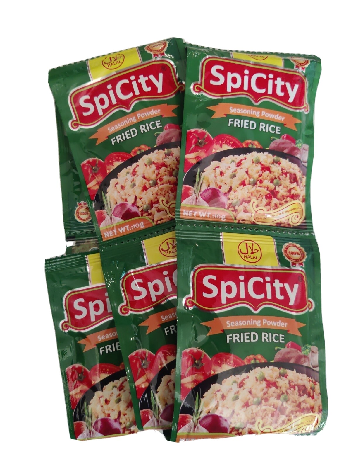 SpiCity Halal Fried Rice Seasoning Powder 10g x 10