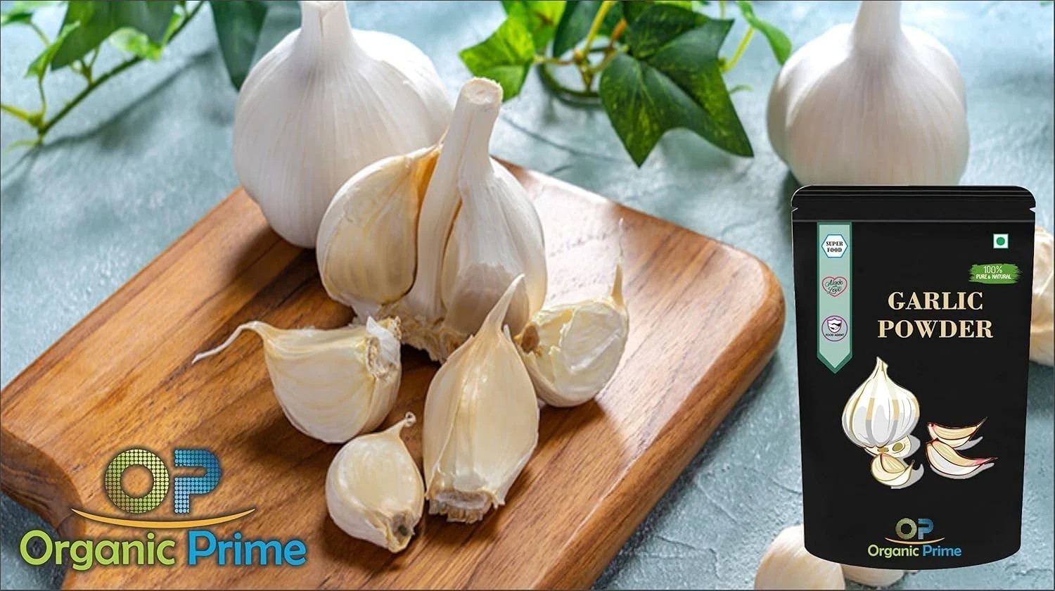 Organic Prime Garlic Powder Pure Natural Dehydrated Ground Spice Seasoning