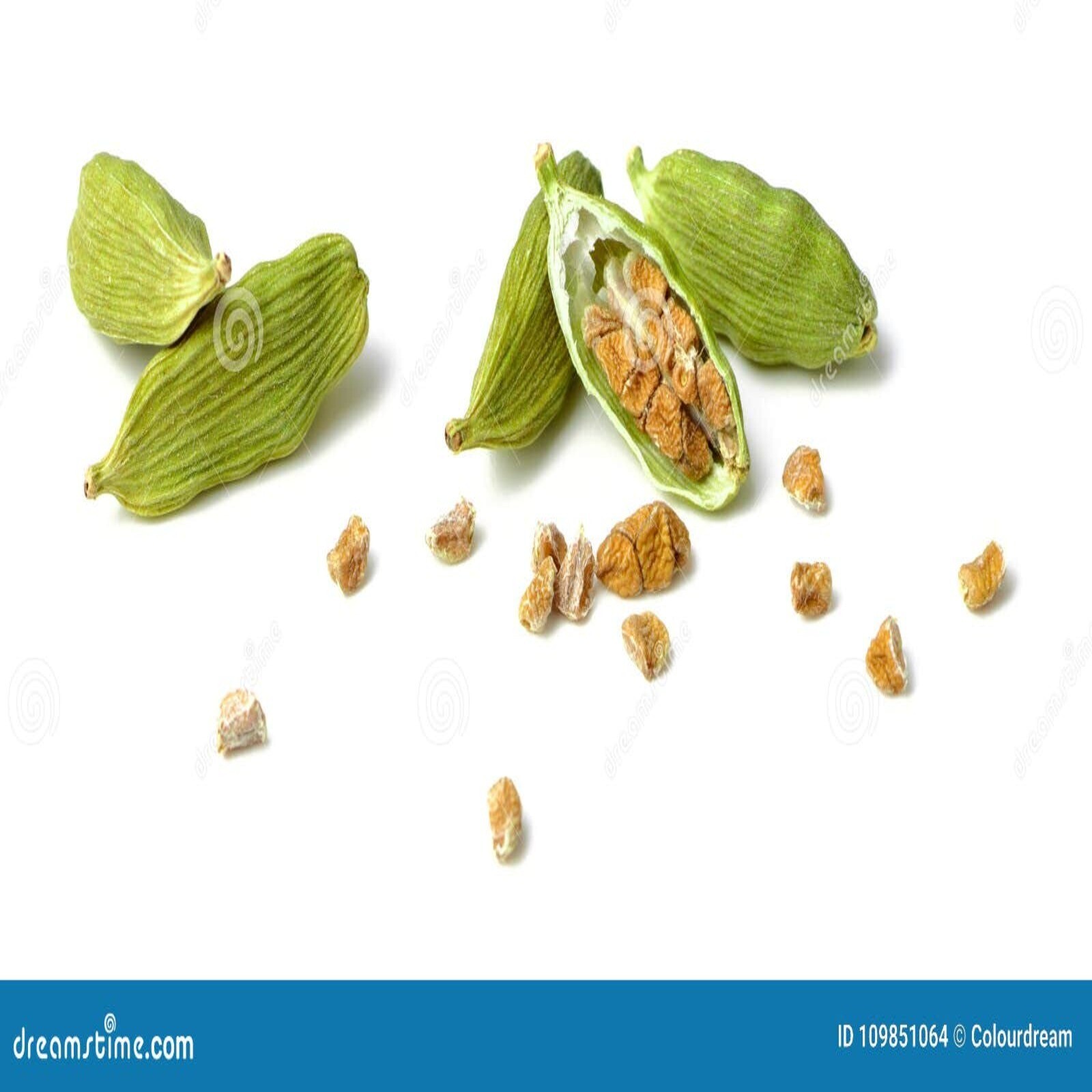 Green Cardamom Organic Pods Whole Pure Quality Ceylon Natural Seeds Spice 5g