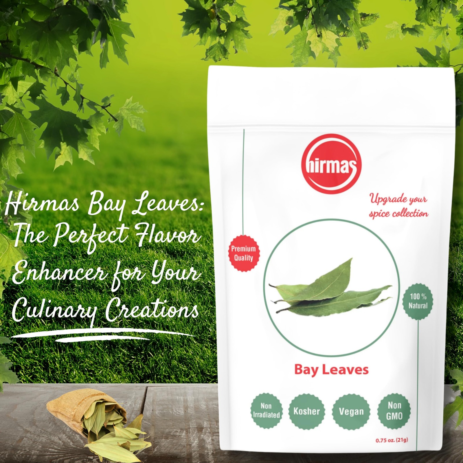 – Bay Leaves (0.75 oz) – Whole Leaves, Non-GMO Verified, Freshly Packed for L…