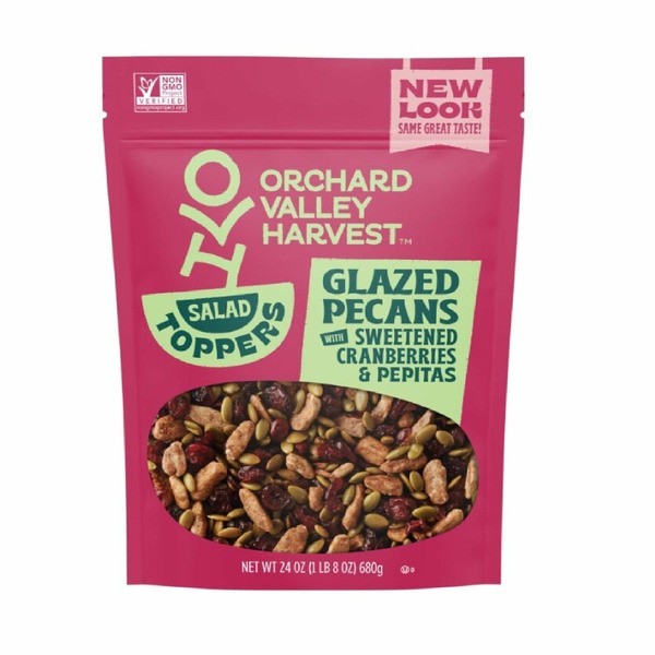 Orchard Valley Harvest Salad Toppers Glazed Pecans 24 oz Snack Topping