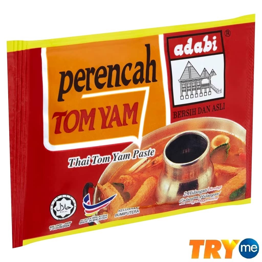 10 Pack Adabi Thai Tom Yam Paste with Recipe