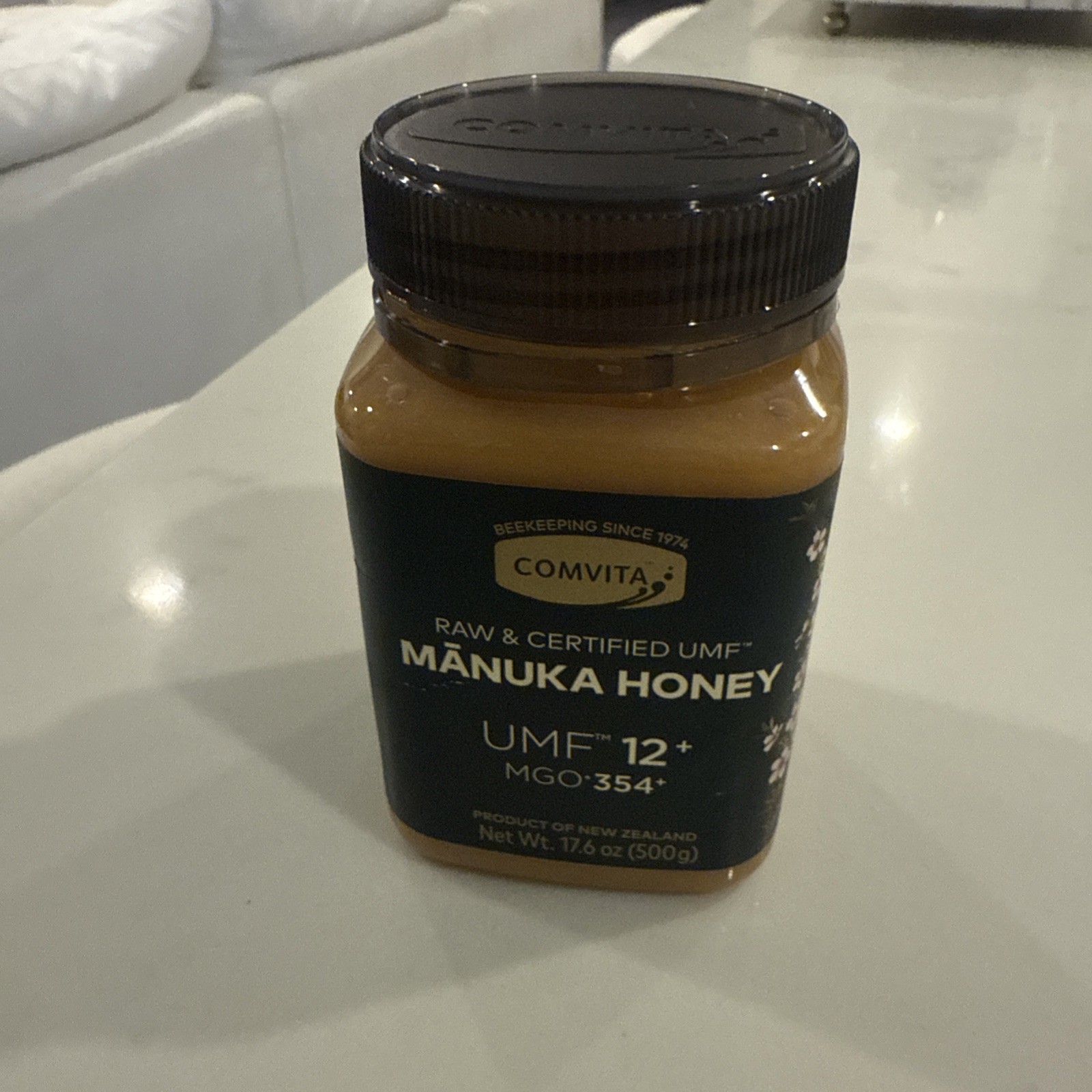 Comvita Raw & Wild New Zealand Manuka Honey Certified UMF 12+ MGO 354+ 17.6 OZ