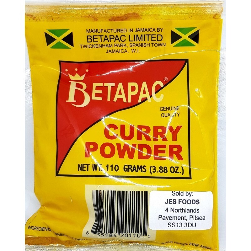 Jamaica Betapac Curry Powder CARIBBEAN SPICE (3pk) 110g