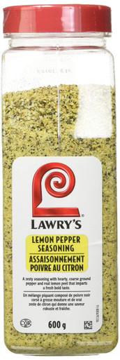 Lawry’s, Lemon Pepper Seasoning, 600g/1.3lbs