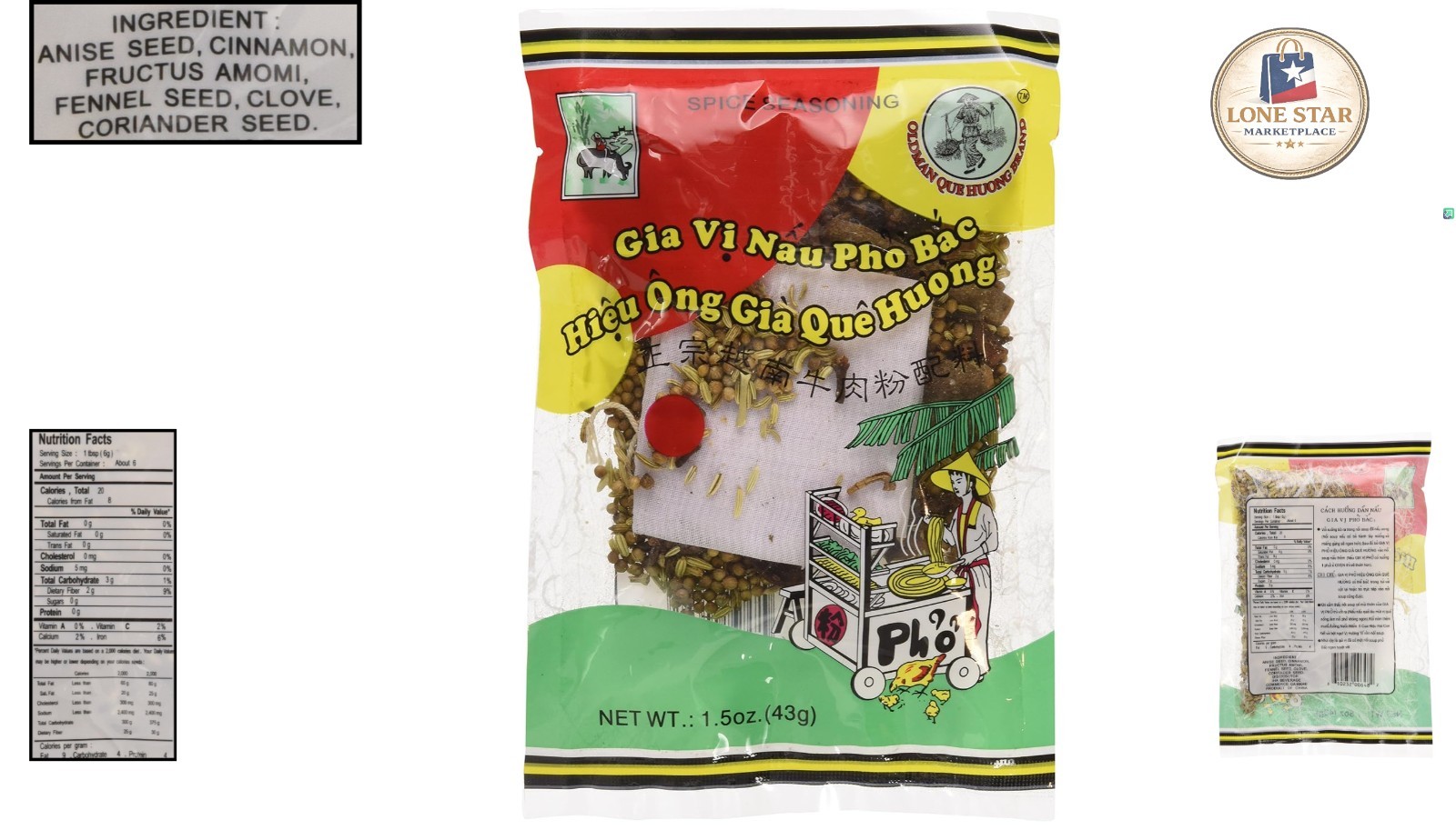 Pho Bac Spice Seasoning – All-in-One 3 Pack for Vietnamese Cooking Enthusiasts