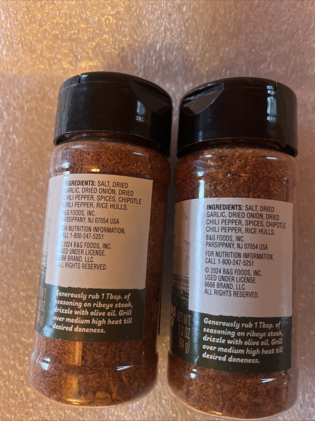 Four Sixes Taylor Sheridan’s Original Cowboy Seasoned Blend Rub 2 Pk 3.3oz per