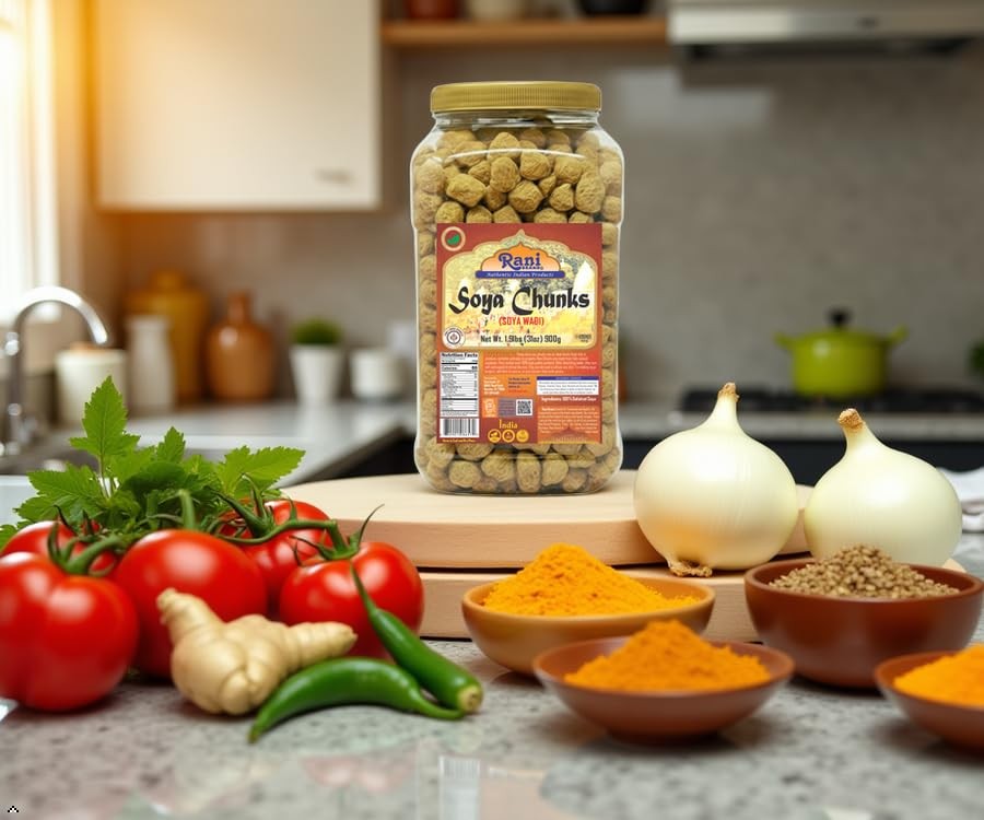 Rani Soya Chunks Nuggets (High Protien) Vadi, 31oz (1.9lbs) 900g