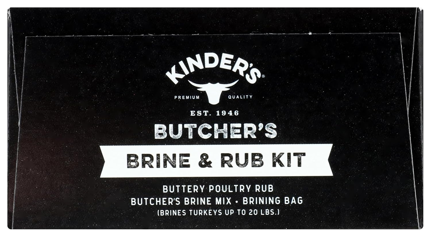 Kinders Butchers Brine Kit 11.25 Oz for Juicy Flavorful Turkey and Poultry