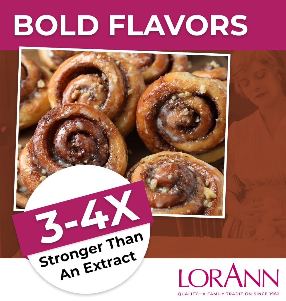 Super Strength Flavoring for Candy Making, Baking, and Extracts – Cinnamon Roll