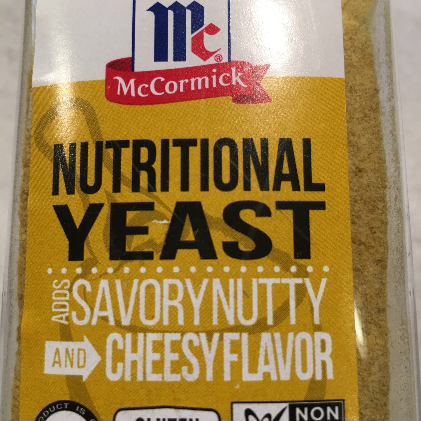 McCormick Nutritiional Yeast 4.20 OZ Adds Rich Umami Flavor To Everyday Recipes