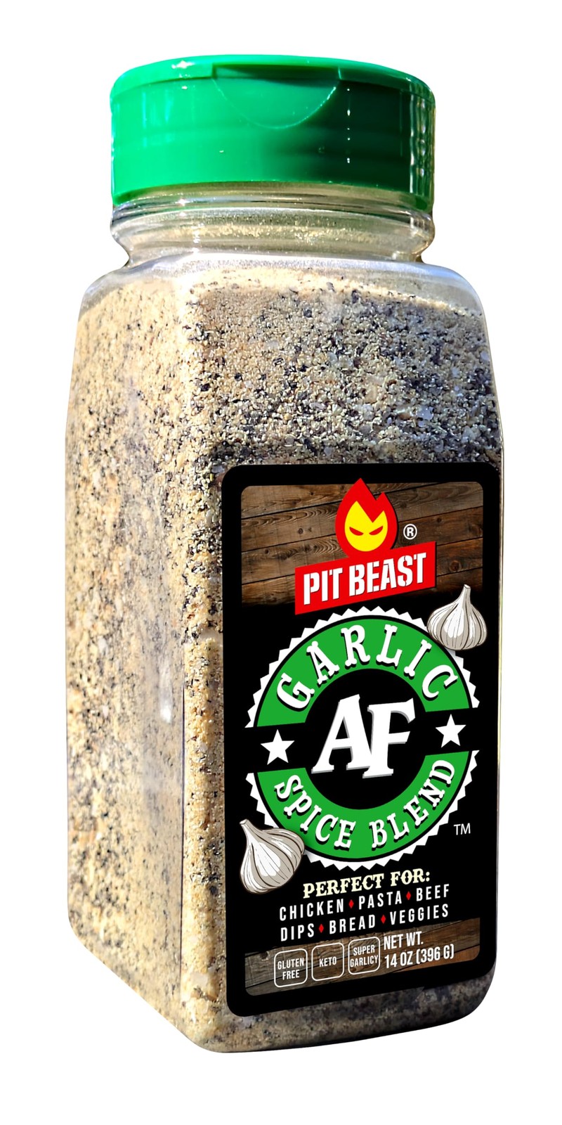 Pit Beast Garlic AF – Garlic, Salt, and Pepper BBQ Rub Seasoning | ALL PURPOSE E