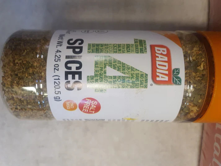 Badia® 14 Spices Salt-Free All Purpose Seasoning, 4.25 oz Savory Blend (2 Pack)