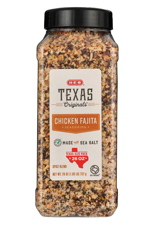 H‑E‑B Texas Originals Chicken Fajita Seasoning Spice Blend – Texas-Size Pack HEB