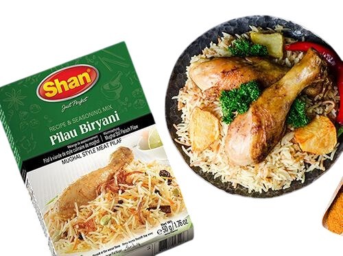 Shan Pilau Biyani Masala 50g for Pakistan spice food