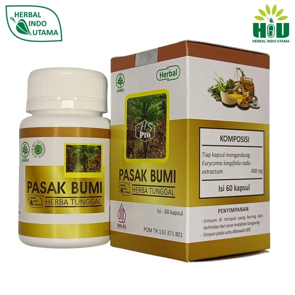 Pasak Bumi Powder Caps Natural Organic Herbs Spices Fresh Pure Hygienic Premium