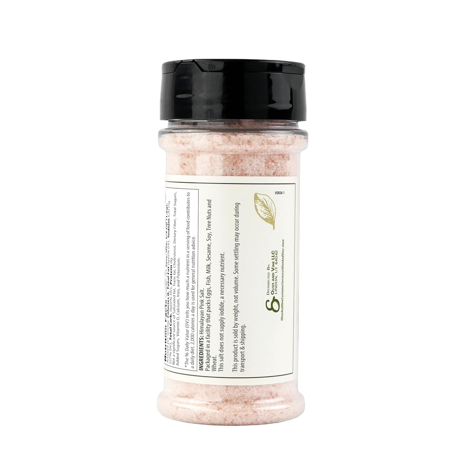 Himalayan Pink Salt 8oz in Shaker: Enhance Global Recipes with Authentic Flavor