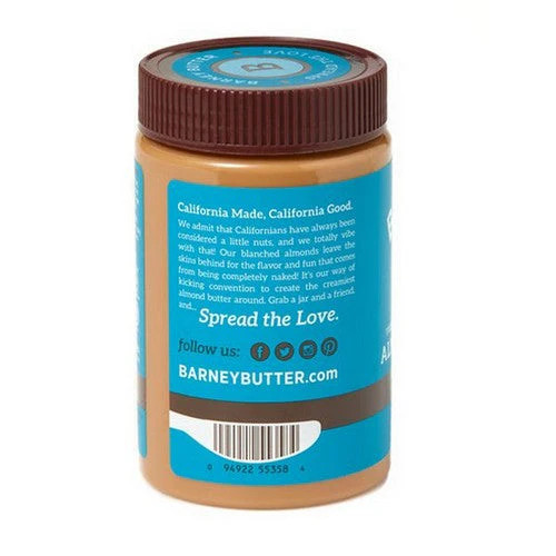 Nut Bttr Almnd Smth 16 Oz(Case Of 6) By Barney Butter