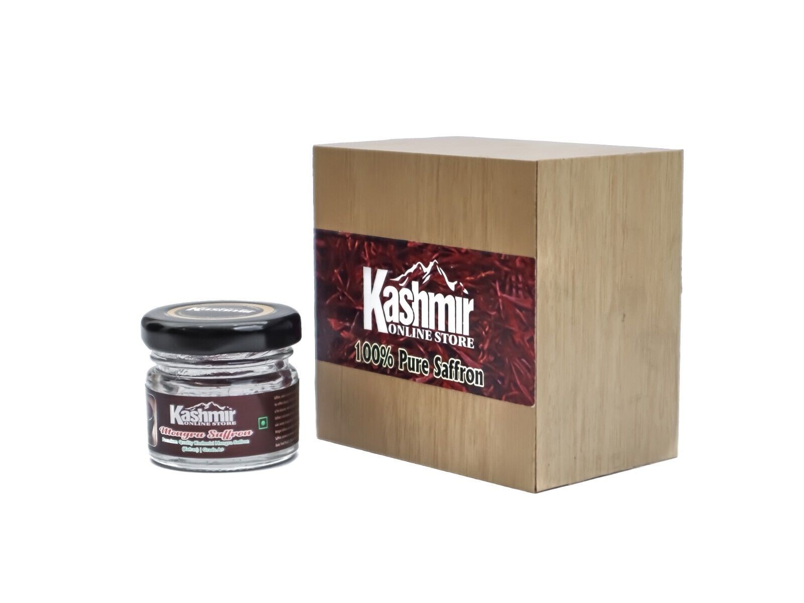 A+ Grade Kashmiri Saffron – 1gm Pure Red Kesar Threads Premium Quality…