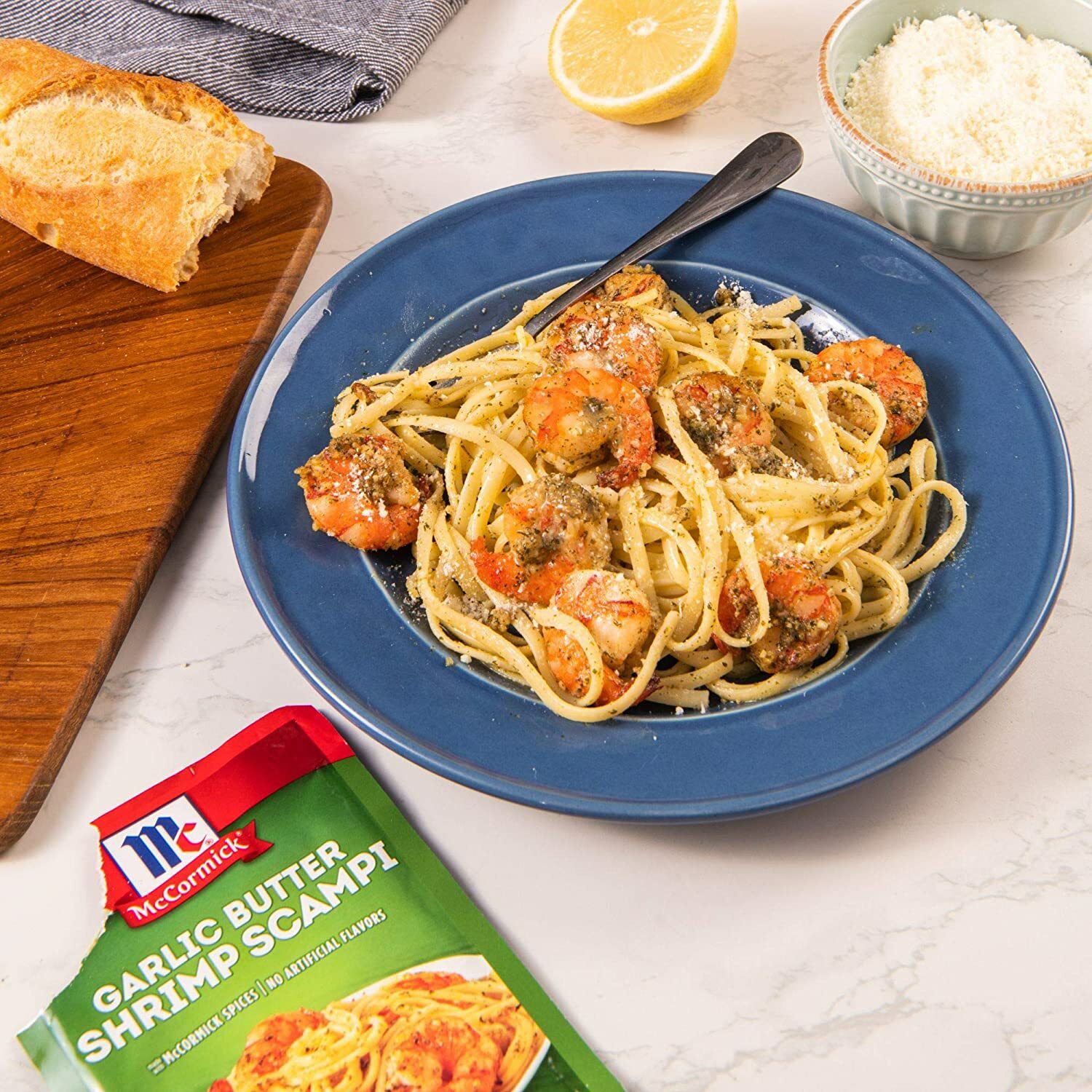 McCormick Garlic Butter Shrimp Scampi Seasoning Mix Sauce Packets (3 Packs)
