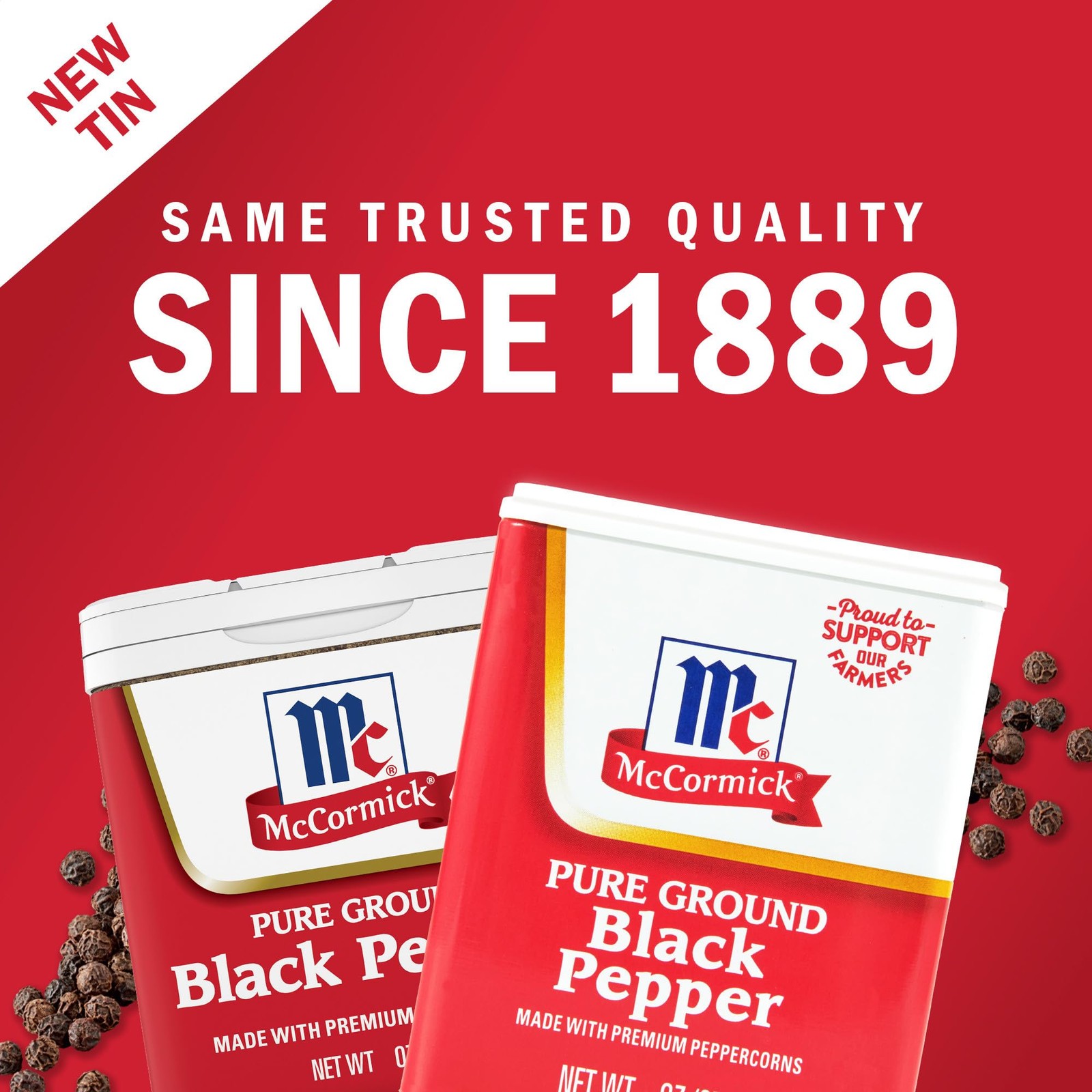 McCormick Pure Ground Black Pepper, 3 oz 3 Ounce (Pack of 1)