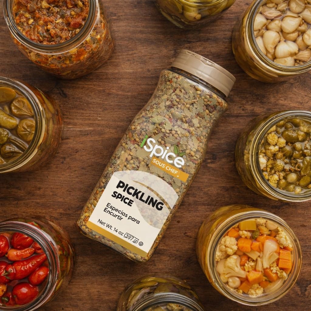 iSpice TANGY PICKLING SPICE | Pickling Seasoning | 14 Ounce (Pack of 1)