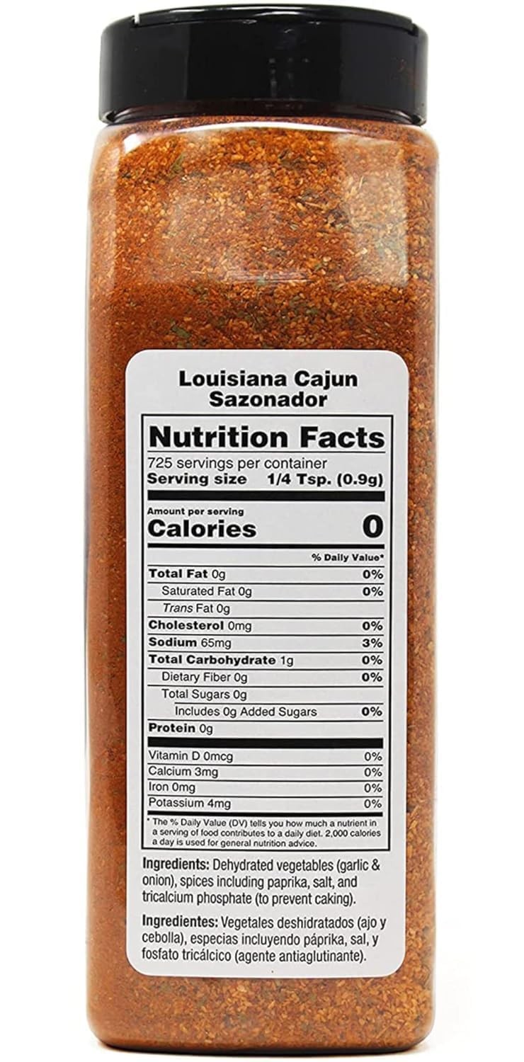 Badia Louisiana Cajun Seasoning, 23 oz – Bold & Spicy 23 Ounce (Pack of 1)