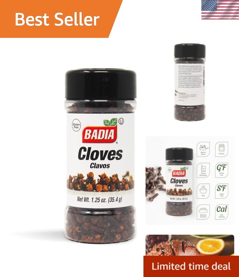 Whole Cloves 1.25 oz – Aromatic Spice for Cooking & Baking