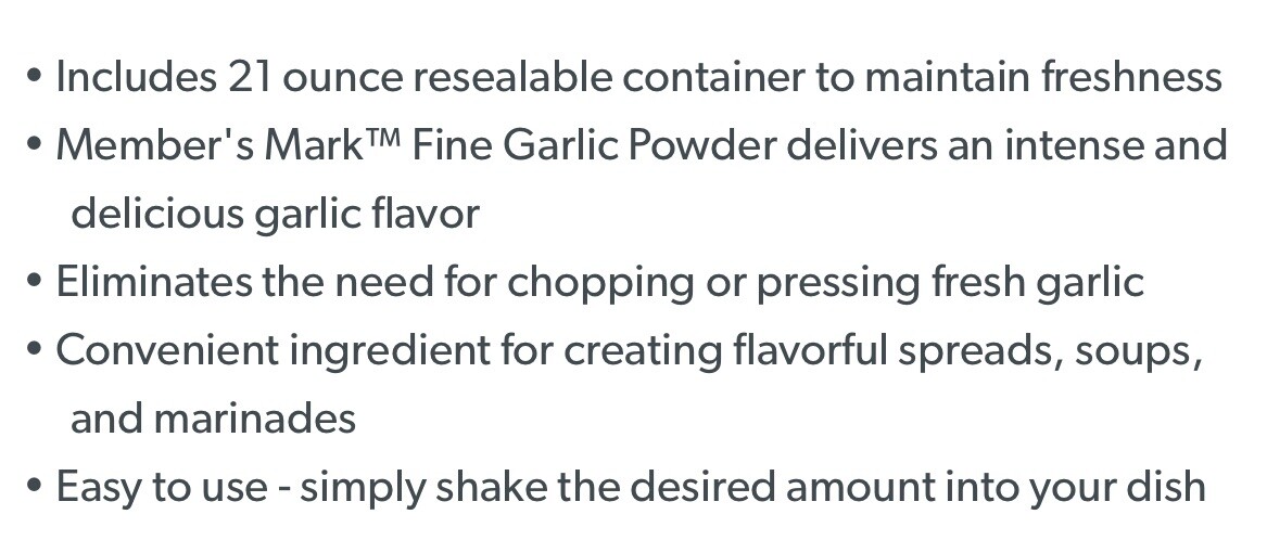 Garlic Seasoning Fine Powder 21 oz.~**2 PACK**Best By 7/29/2027.