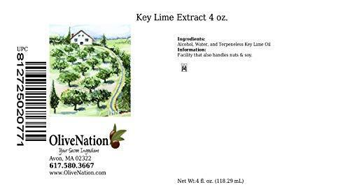 OliveNation Pure Key Lime Extract – 4 ounces – Perfect for candies, key lime