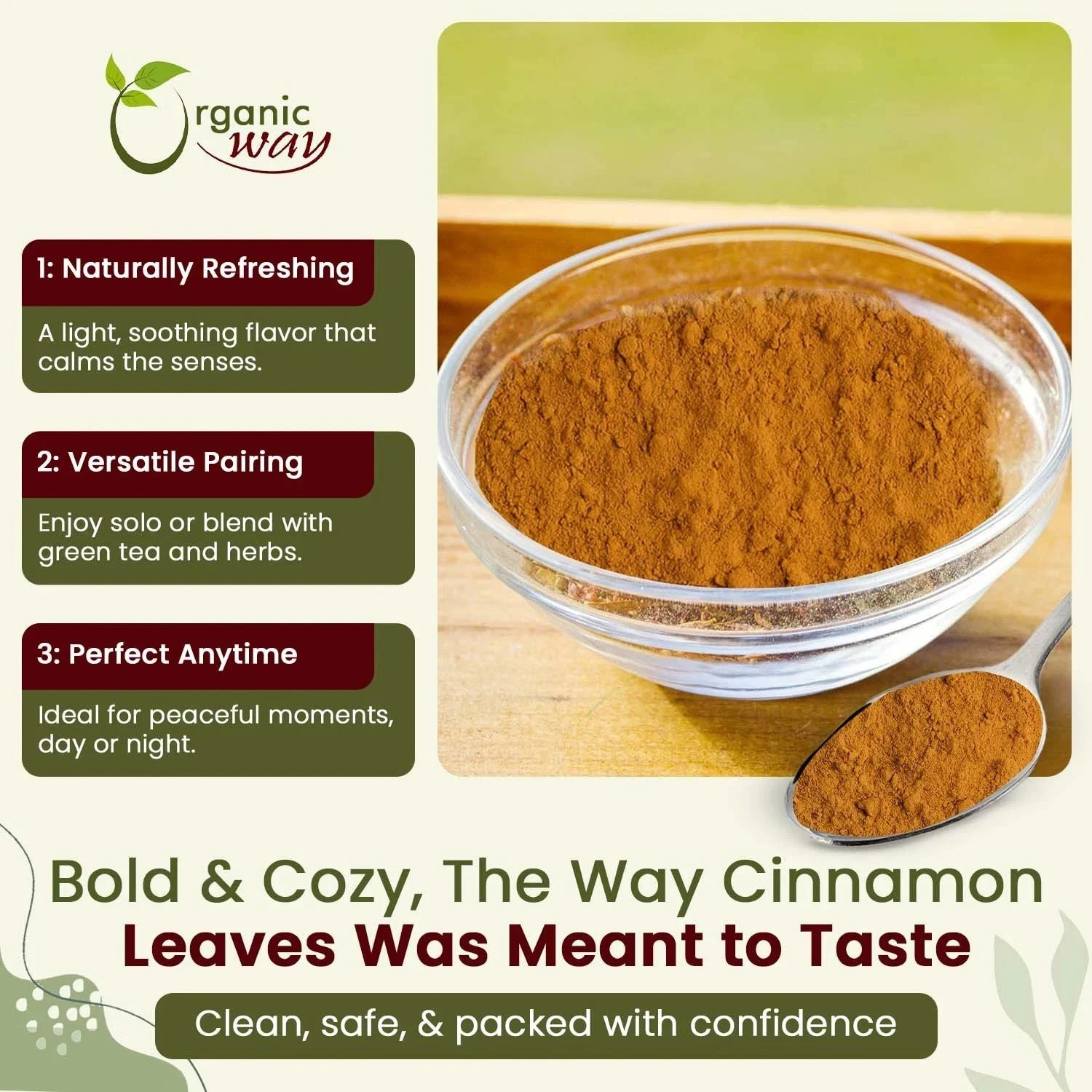 Organic Prime True Ceylon Cinnamon Powder – Organic, Natural