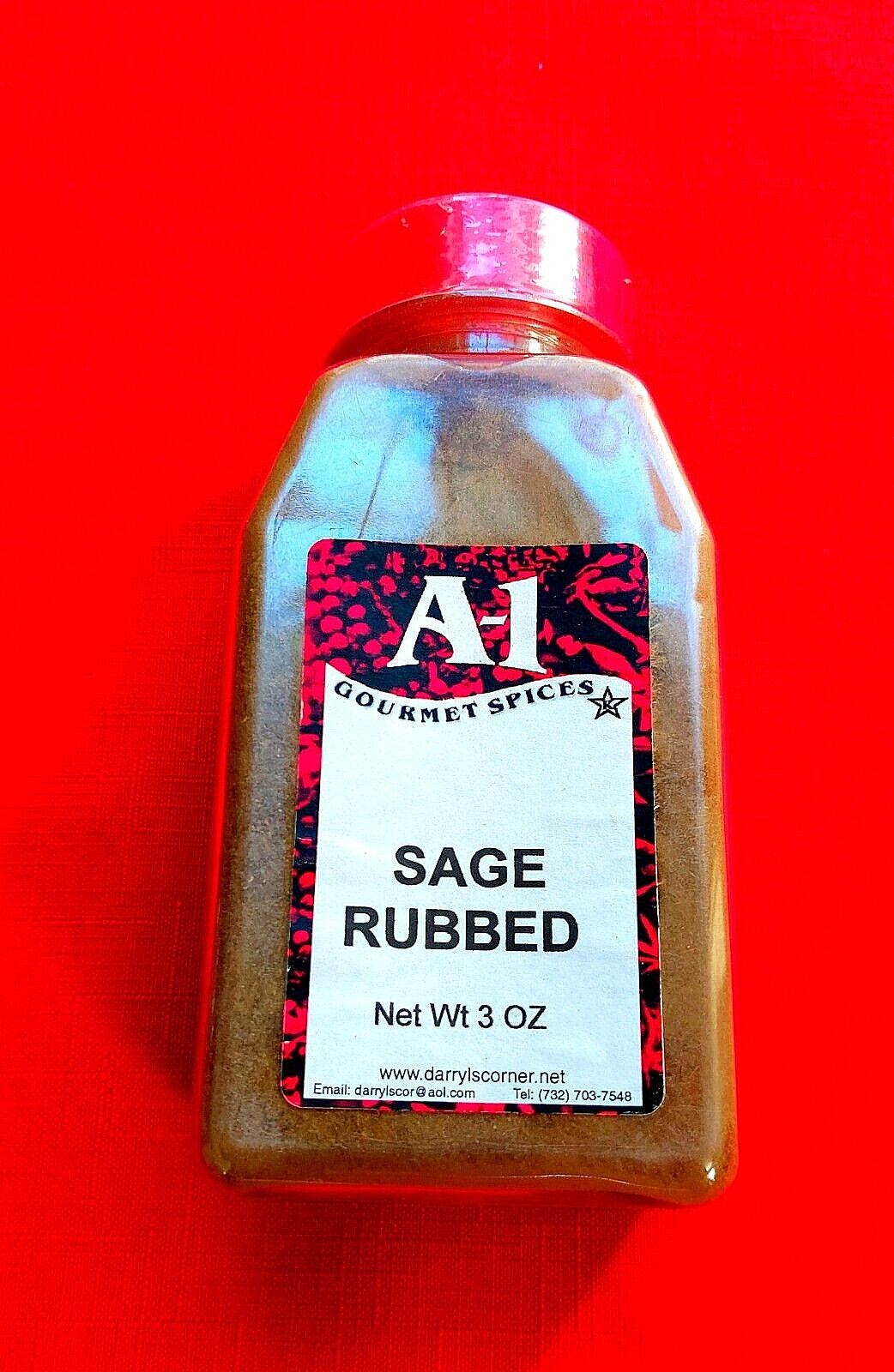Sage Rubbed A-1 Gourmet Spices 3 ozs