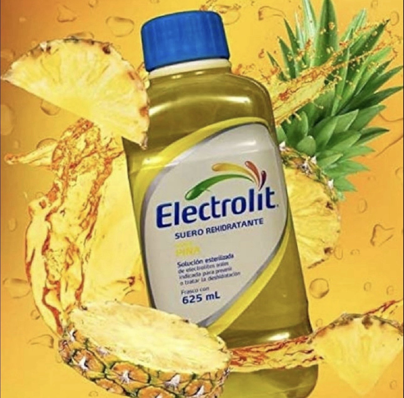 Electrolit Electrolyte Hydration & Recovery Drink 21oz Piña | Pineapple 12 Pack