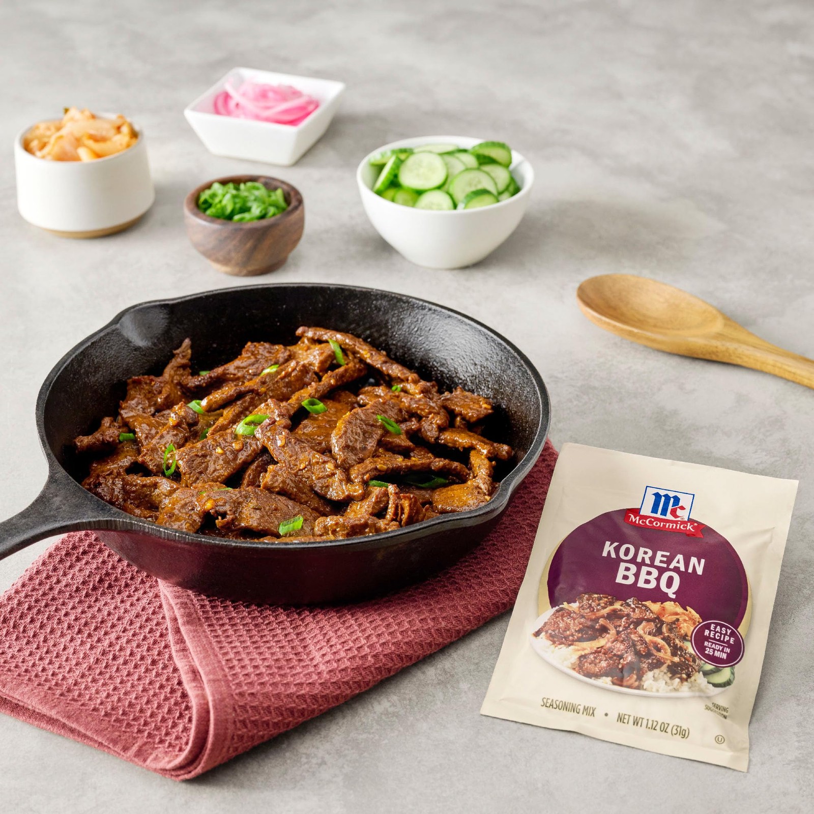McCormick Seasoning Mix Packet Korean BBQ 3 Pack