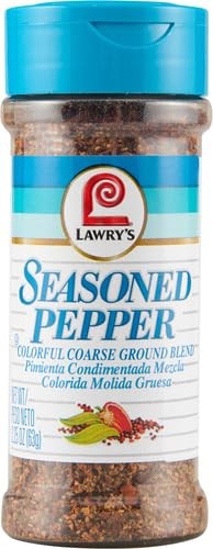Lawry’s Pepper Seasoning Course Ground, 2.25 Oz (Pack 2.2 Ounce of 2)