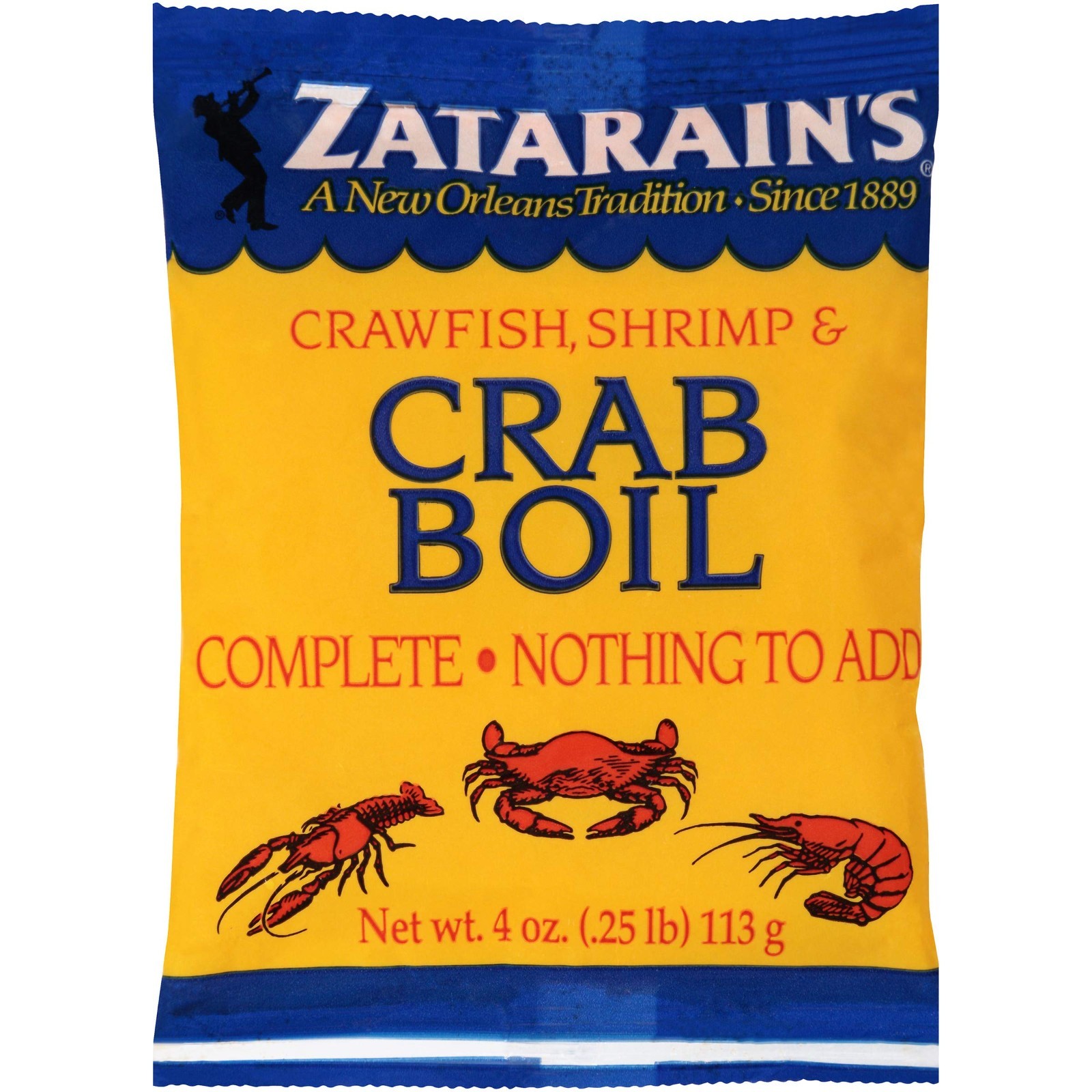 Crawfish, Shrimp & Crab Boil Seasoning Mix – 4 oz, Pack of 12, Seafood Flavor