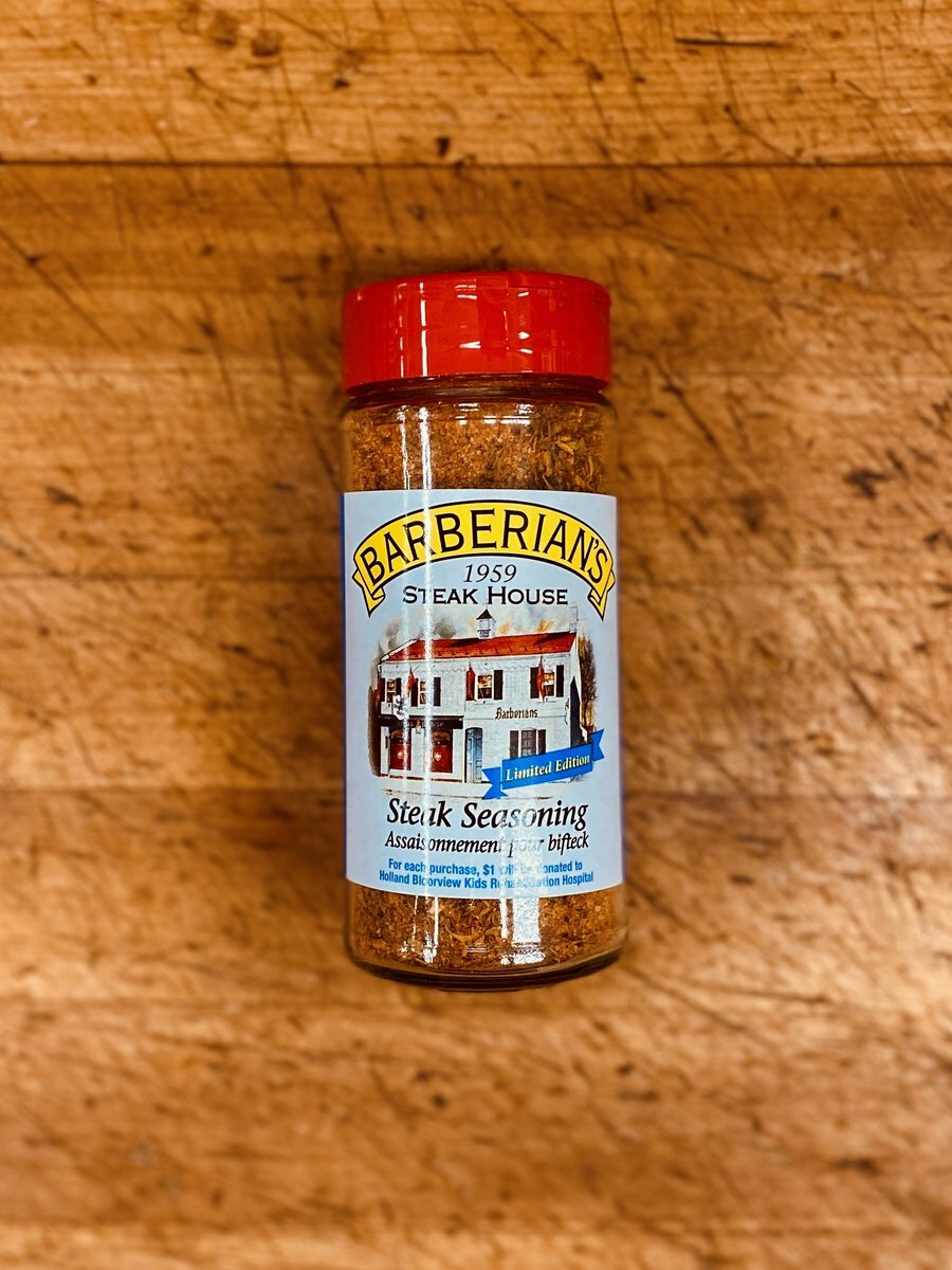 Barberian’s Steak House Seasoning 4 x 198g Canadian New