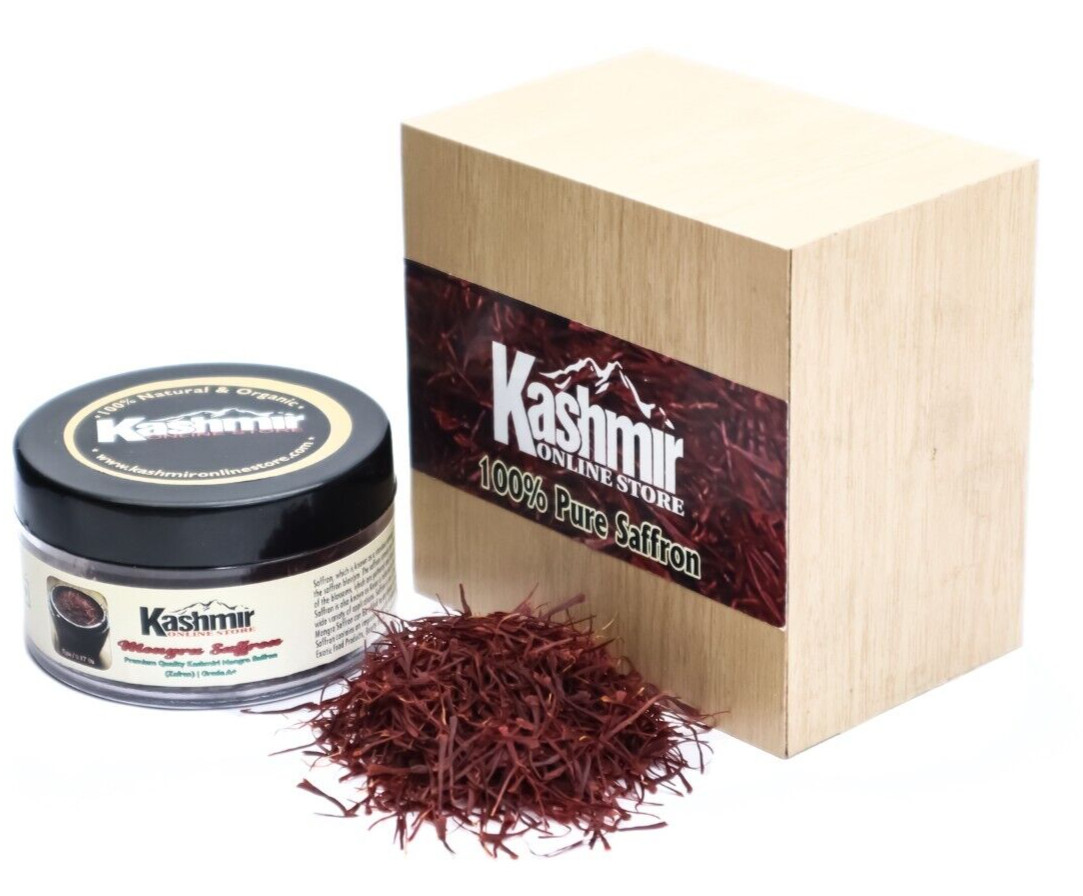 10gram Pure Kashmiri Saffron – Premium A+ Grade Red Kesar Spice for Cooking.