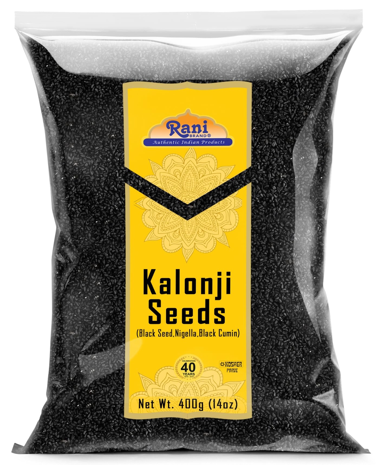 Rani Kalonji (Black Seed, Nigella Sativa, Black Cumin) Seeds 14oz (400g)