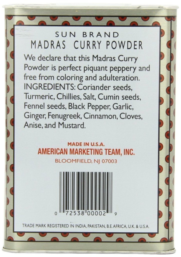 Madras Curry Powder, 1 Pound (Pack Of 1)