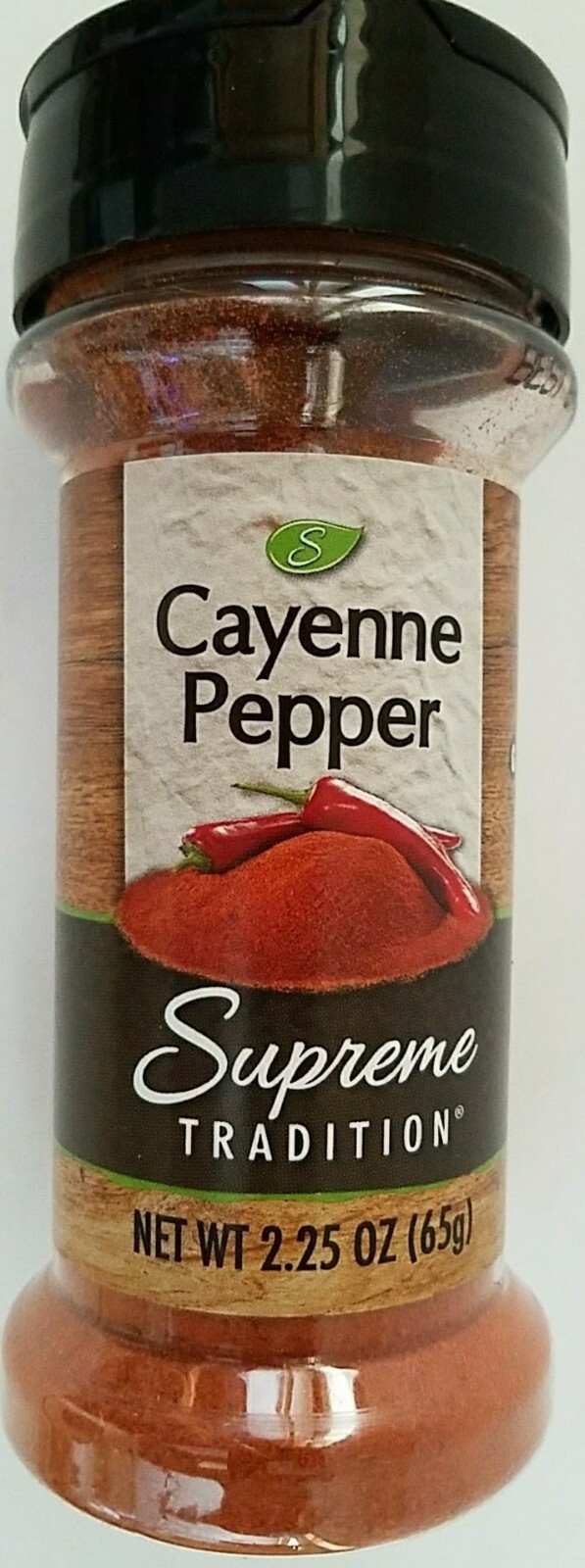 Culinary Spice Ground Cayenne Pepper 2.25 oz (65g) Flip-Top Shaker