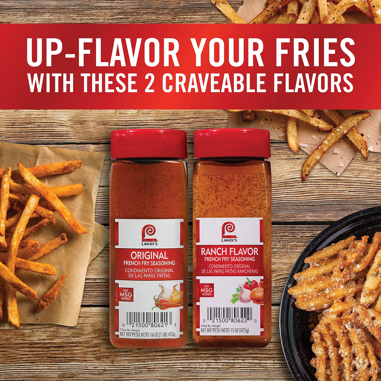Lawry’s Original French Fry Seasoning, 16 oz – One 16 16 Ounce (Pack of 1)